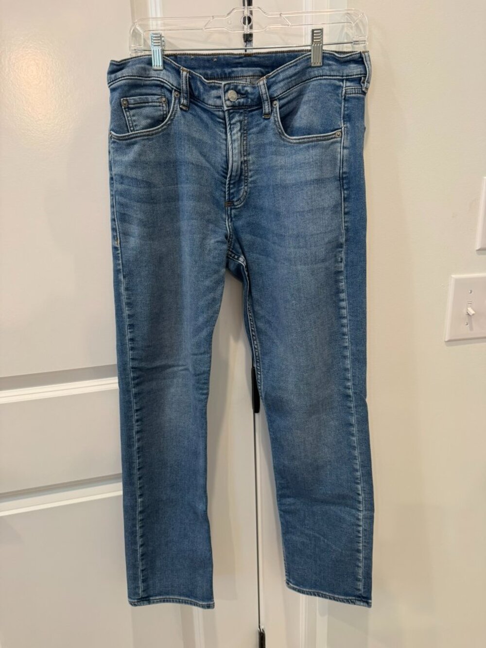 Faherty Men’s Slim Straight Jeans - Medium Blue Wash